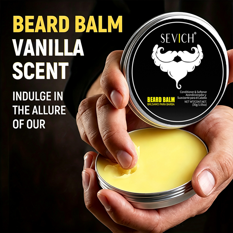 Men'S Grooming Cream - Men's Beard Balm Wax Non-Greasy Refreshing