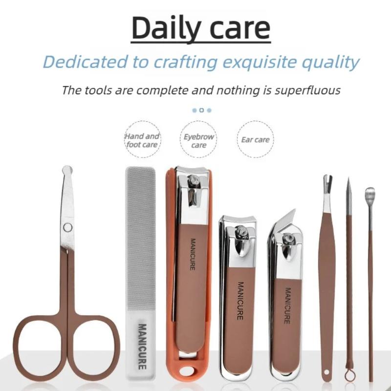 Nail Care Kit Anti-Splatter Ma - Mens Grooming Kit Case 评论和价格