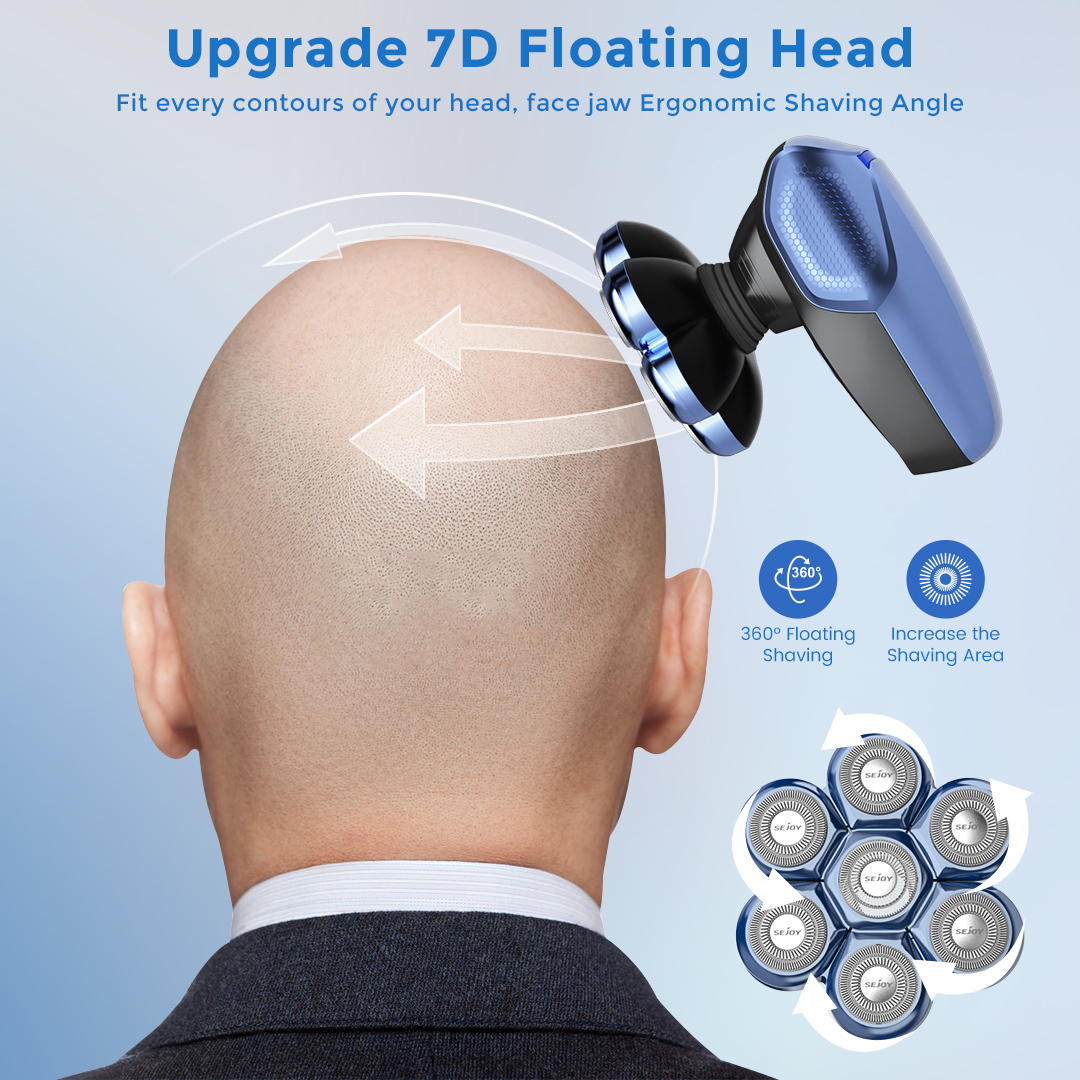 Sejoy 6-in-1 7D Head Shavers f - Men Grooming Full Body 评论和价格