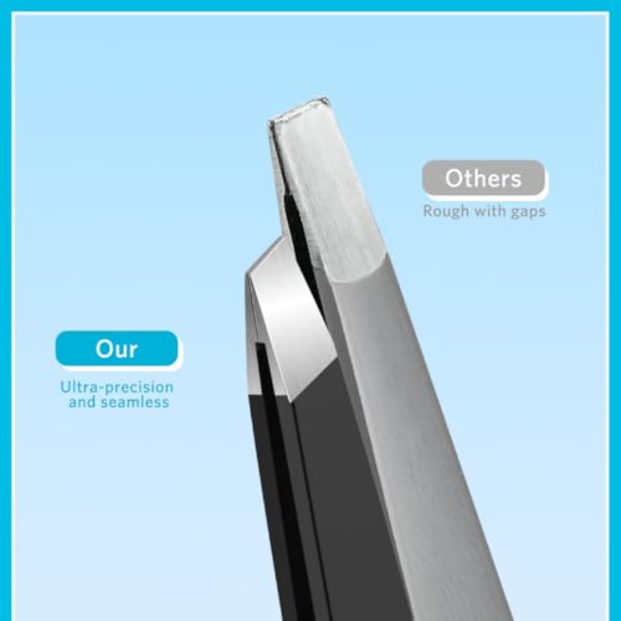 zz-Tweezers Set for Men 9 Pcs  - Mens Grooming Kit Case 评论和价格