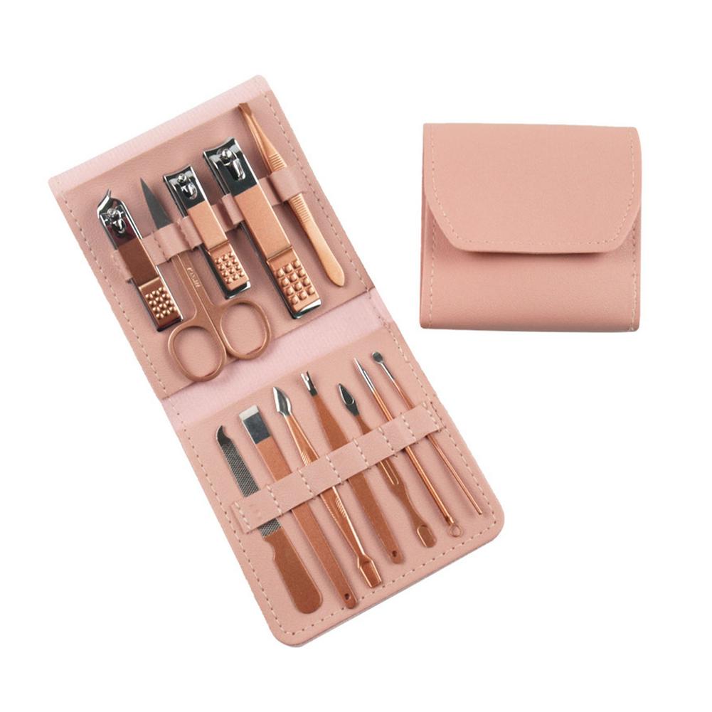 Travel Mini Manicure Set Nail  - Mens Grooming Kit Case 评论和价格